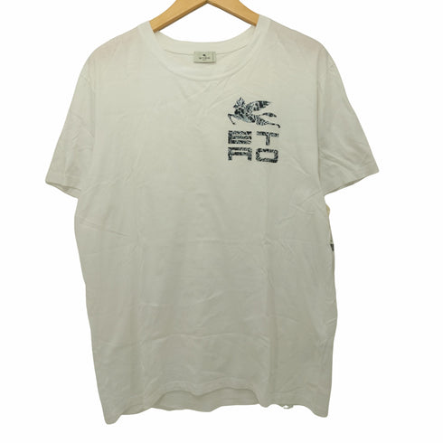 エトロ ETRO フロントロゴTシャツ メンズ L