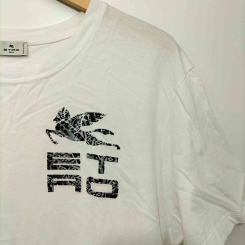 エトロ ETRO フロントロゴTシャツ メンズ L