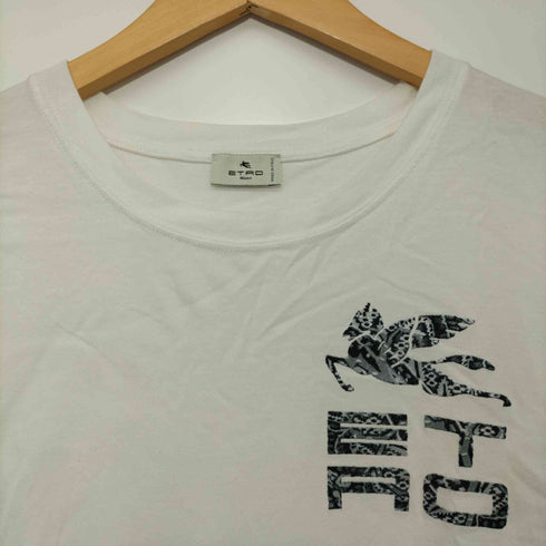 エトロ ETRO フロントロゴTシャツ メンズ L