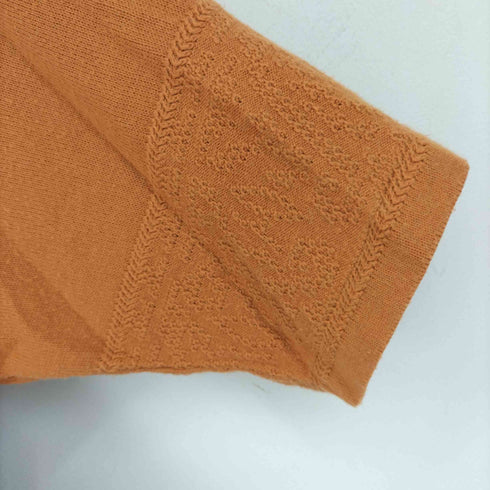 ハーディエミス hardy amies フロントラバー刺繍デザイン S/S ニット メンズ import:L