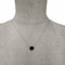 Lilas オーバルオニキスフラットネックレス K10 レディース