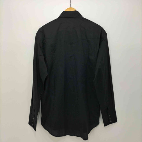 ラングラー Wrangler Long Sleeve Western Shirt(Black) ブラックウエスタンシャツ メンズ M