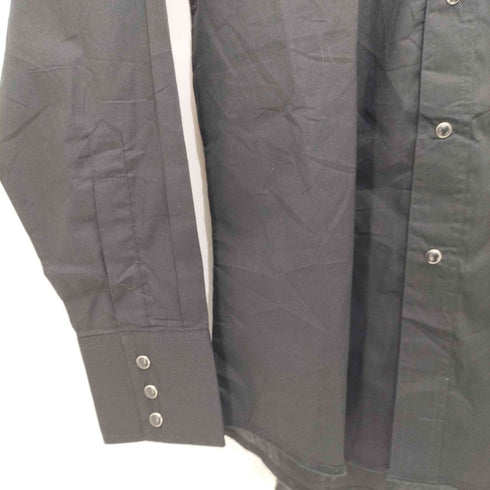 ラングラー Wrangler Long Sleeve Western Shirt(Black) ブラックウエスタンシャツ メンズ M
