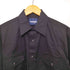 ラングラー Wrangler Long Sleeve Western Shirt(Black) ブラックウエスタンシャツ メンズ M