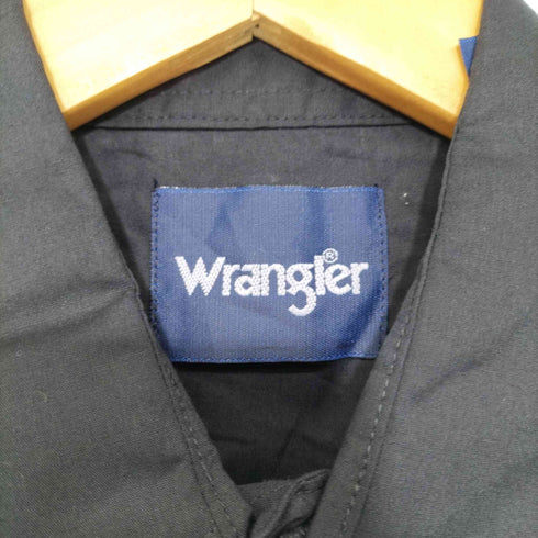 ラングラー Wrangler Long Sleeve Western Shirt(Black) ブラックウエスタンシャツ メンズ M