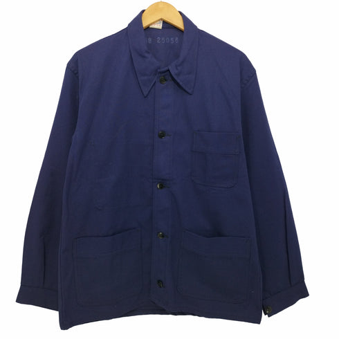 サンフォード SANFORD 70s magasins bleus ユーロワークジャケット 左綾 ミントコンディション メンズ FR:48