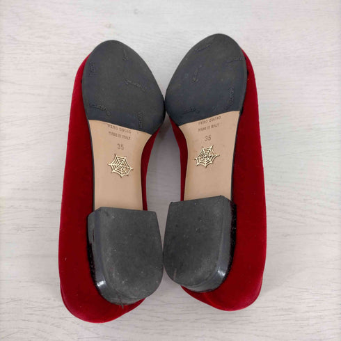 シャーロットオリンピア CHARLOTTE OLYMPIA KITTY ベロア 猫パンプス レディース EUR:35
