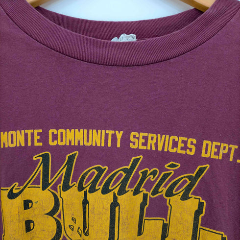 アルスタイル alstyle 90-00s メキシコ製 BULL DOGS ナンバリングTシャツ メンズ import:M