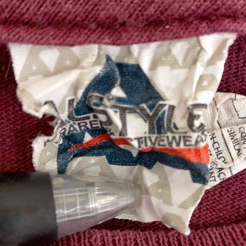 アルスタイル alstyle 90-00s メキシコ製 BULL DOGS ナンバリングTシャツ メンズ import:M