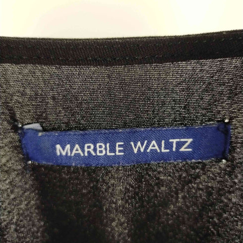マーブル ワルツ MARBLE WALTZ 袖フリルワンピース レディース