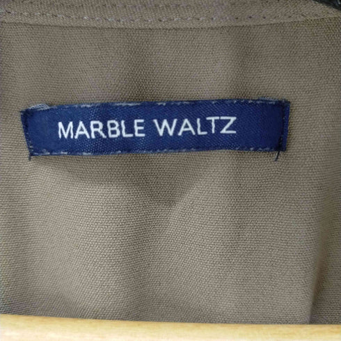 マーブル ワルツ MARBLE WALTZ 袖フリルワンピース レディース