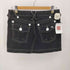 バーバリーズブルーレーベル BURBERRYS BLUE LABEL ブラック デニム ミニ スカート レディース UK:25