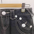 バーバリーズブルーレーベル BURBERRYS BLUE LABEL ブラック デニム ミニ スカート レディース UK:25