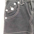 バーバリーズブルーレーベル BURBERRYS BLUE LABEL ブラック デニム ミニ スカート レディース UK:25