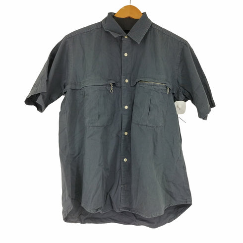 エクストララージ X-LARGE フロントジップ S/S シャツ メンズ import:M