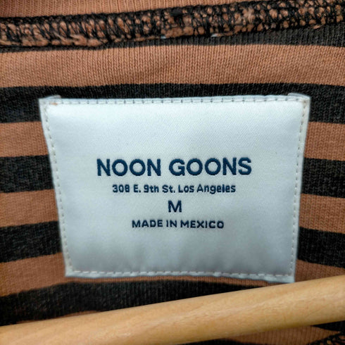 ヌーングーンズ NOON GOONS ボーダー L/S スウェット メンズ JPN:M