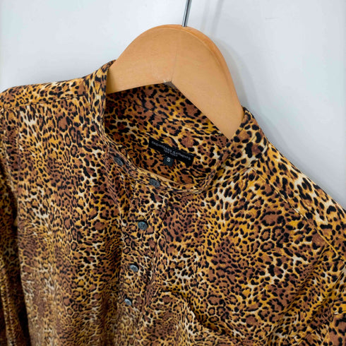 エンジニアードガーメンツ Engineered Garments レオパードシャツワンピース バンドカラー レディース JPN:S