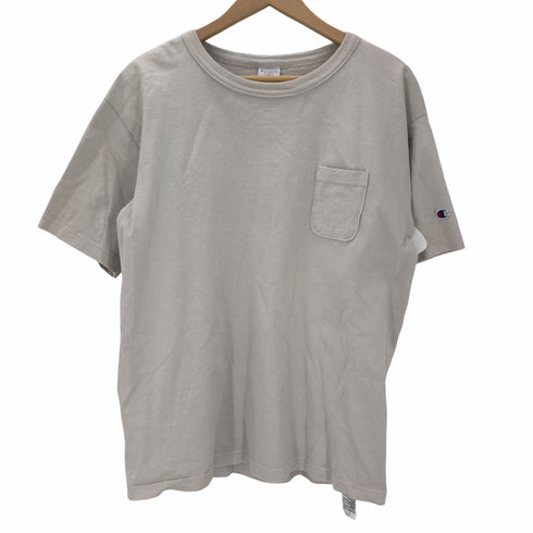 チャンピオン Champion USA製 T1011 胸ポケット 無地 Tシャツ メンズ import:L
