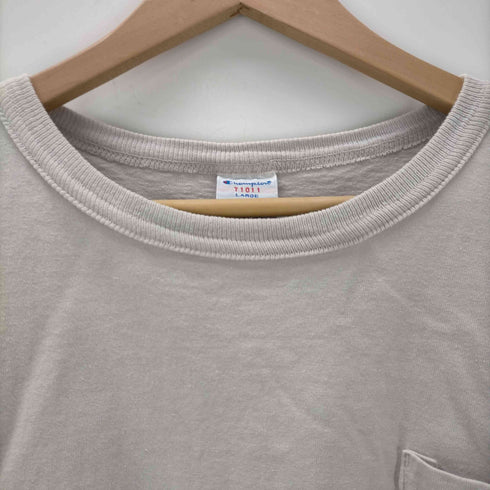 チャンピオン Champion USA製 T1011 胸ポケット 無地 Tシャツ メンズ import:L