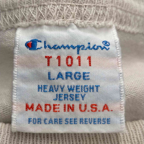 チャンピオン Champion USA製 T1011 胸ポケット 無地 Tシャツ メンズ import:L