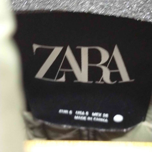 ザラ ZARA ショートパフジャケット キルティング レディース S