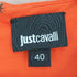 ジャストガヴァリ justcavalli イタリア製 総柄 プリーツパターン切替 ノースリーブワンピース レディース 40