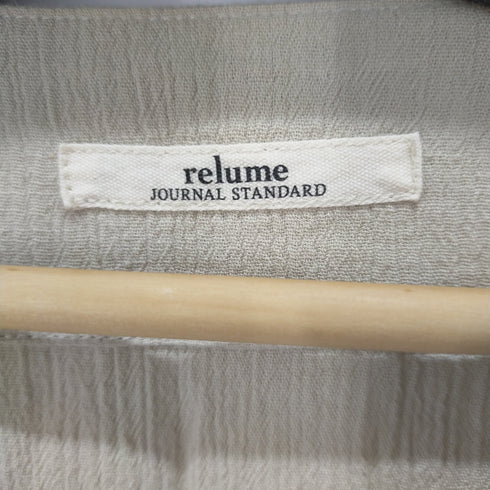ジャーナルスタンダードレリューム JOURNAL STANDARD relume コットンクレープカフタンワンピース レディース FREE