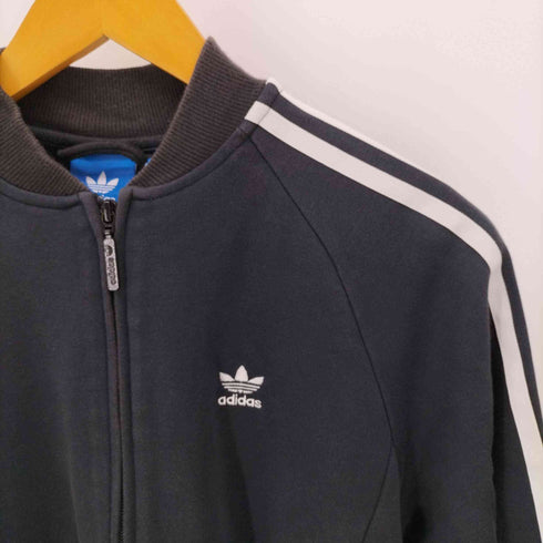 アディダスオリジナルス adidas Originals ロゴ刺繍 3ストライプ スタンドカラー トラック ジャケット ジャージ メンズ JPN:S