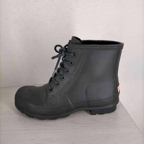 ハンター HUNTER RUBBER LACE UP ラバー レースアップ レインブーツ メンズ EUR:42