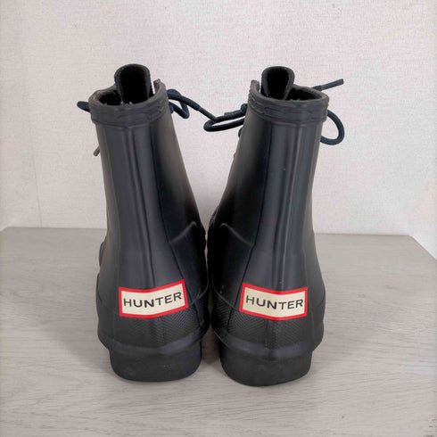 ハンター HUNTER RUBBER LACE UP ラバー レースアップ レインブーツ メンズ EUR:42