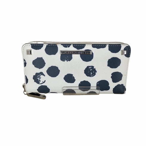 レベッカミンコフ REBECCA MINKOFF ドット柄レザー長財布 レディース