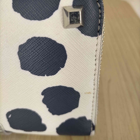 レベッカミンコフ REBECCA MINKOFF ドット柄レザー長財布 レディース