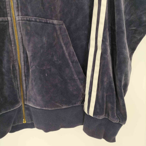 アディダスオリジナルス adidas Originals VELOUR ZIP HOODIE ベロア ジップ フーディー パーカー メンズ JPN:M