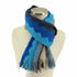 ランバンオンブルー LANVIN en Bleu 総柄ウールマフラー メンズ