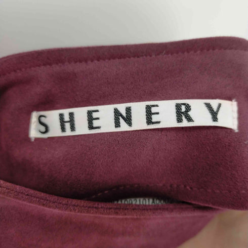 シーナリー SHENERY エコスエードタイトスカート レディース 36
