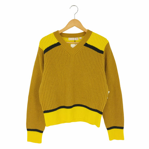 マルニ MARNI ポップコーンニット Vネックセーター レディース import:XXL