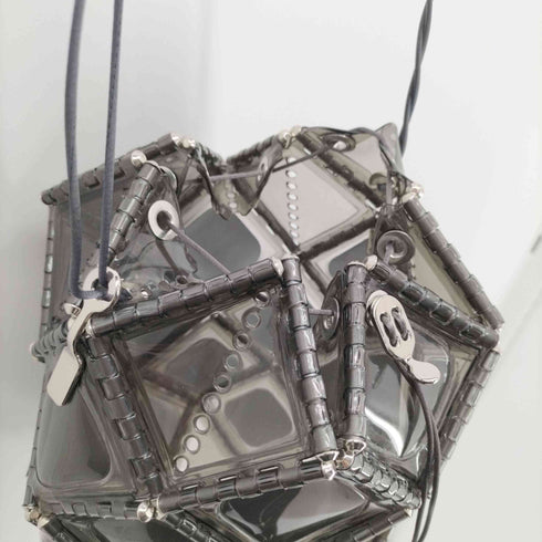 52 by HIKARUMATSUMURA ASTERISK MIDIUM PVC ショルダー バッグ レディース