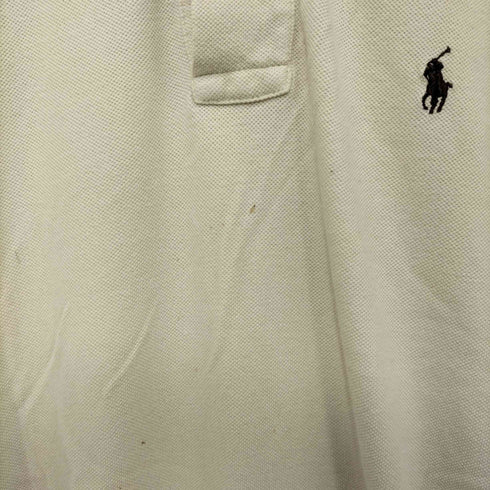 ポロラルフローレン POLO RALPH LAUREN 鹿の子 半袖ポロシャツ メンズ import:L