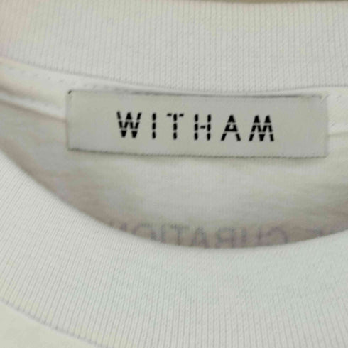ウィザム WITHAM Jean jullien バックプリントTシャツ メンズ