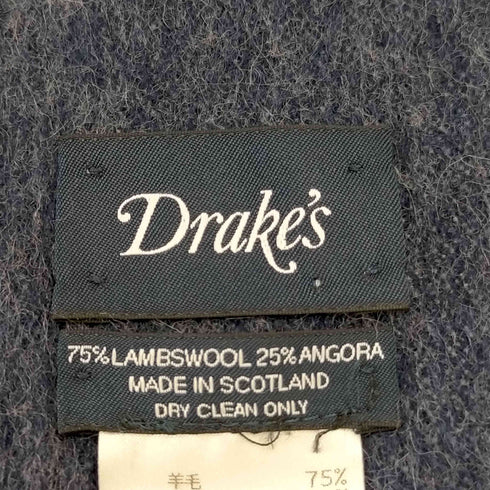 ドレイクス Drakes リバーシブルマフラー メンズ