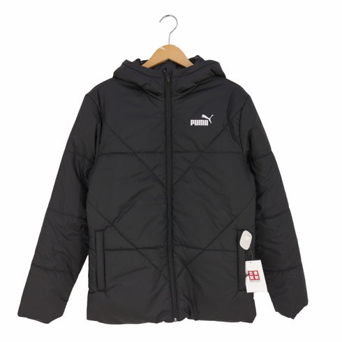プーマ PUMA ロゴプリント フーデッド中綿ジャケット メンズ JPN:L