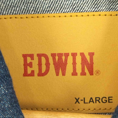 エドウィン EDWIN デニムトラッカージャケット メンズ import:XL