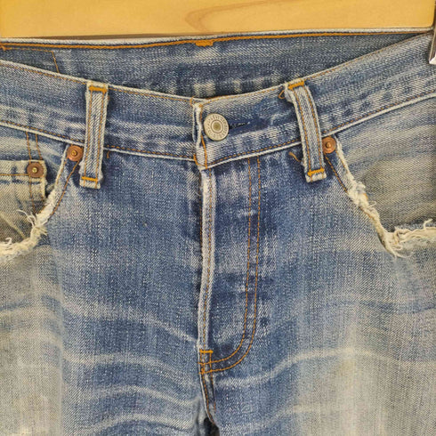 リーバイス Levis 01年製 522ダメージデニムパンツ メンズ 32/34