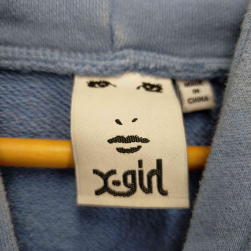 エックスガール X-girl GRRRL POWER SWEAT HOODIE レディース M
