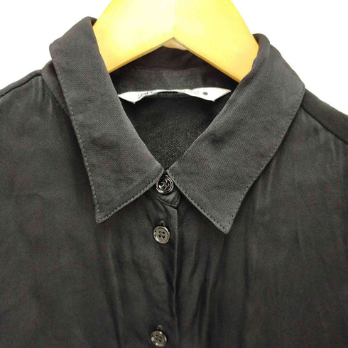 ザラ ZARA 長袖レーヨンシャツ レディース M