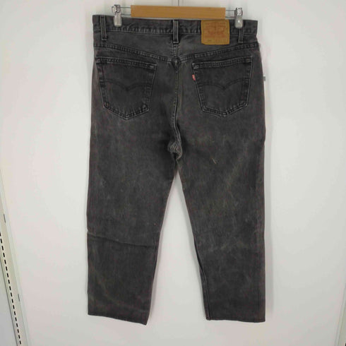 リーバイス Levis 90S 501 ボタン裏522 後染めブラックデニムパンツ サルファブラック メンズ W36 L30