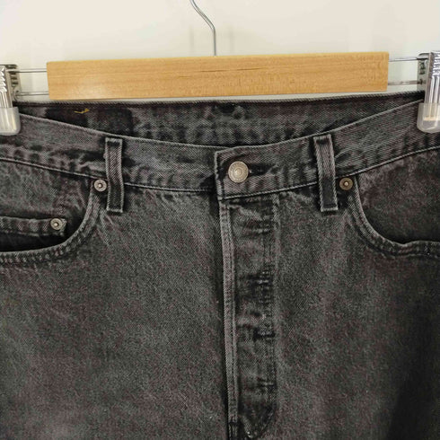 リーバイス Levis 90S 501 ボタン裏522 後染めブラックデニムパンツ サルファブラック メンズ W36 L30