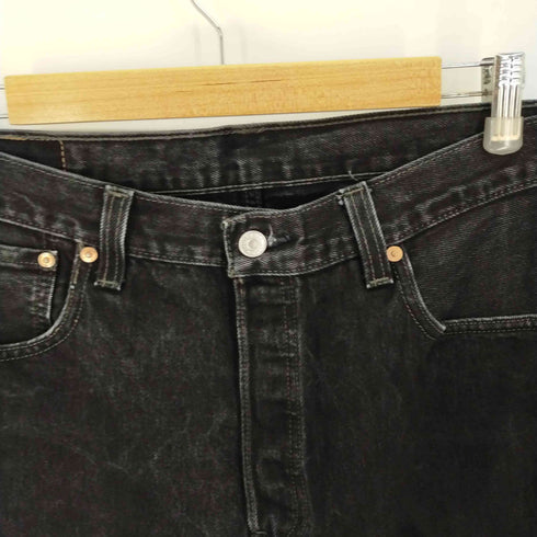 リーバイス Levis 00S エジプト製 501 後染めブラックデニムパンツ サルファブラック メンズ W36 L32