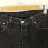 リーバイス Levis 00S エジプト製 501 後染めブラックデニムパンツ サルファブラック メンズ W36 L32