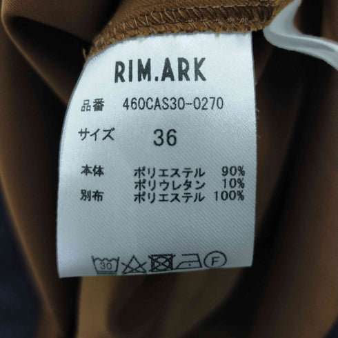 リムアーク RIM.ARK アンダーテープVネックトップス レディース 36